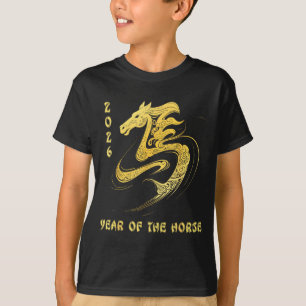 Jaar Van Het Paard 2026 Gelukkig Luniair Chinees N T-shirt