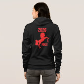 Jaar van het Paard 2026 Hoodie (Achterkant volledig)