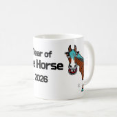 Jaar van het Paard 2026 Koffiemok (Voorkant rechts)