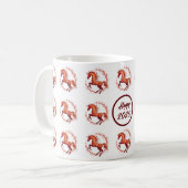 Jaar van het Paard 2026 Koffiemok (Voorkant links)