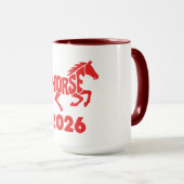Jaar van het Paard 2026 Mok (Voorkant rechts)