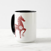 Jaar van het Paard 2026 Mok (Voorkant links)