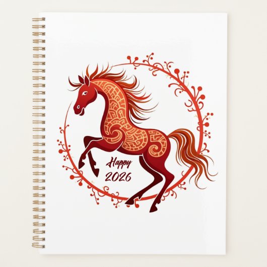 Jaar van het Paard 2026 Planner (Voorkant)