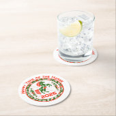 Jaar van het Paard 2026 Ronde Kartonnen Onderzetter (Insitu)