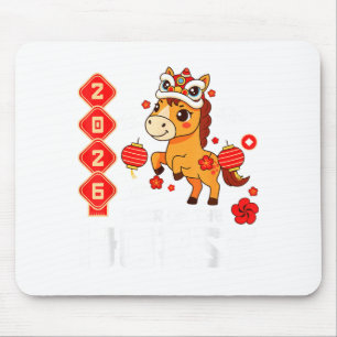 Jaar Van Het Paard 2026 Schattig Kawaii Chinees Ni Muismat