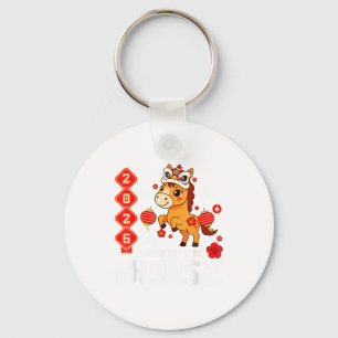 Jaar Van Het Paard 2026 Schattig Kawaii Chinees Ni Sleutelhanger