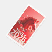 Jaar van het Paard 2026 Servet (Hoek)