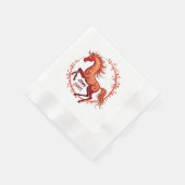 Jaar van het Paard 2026 Servet (Hoek)