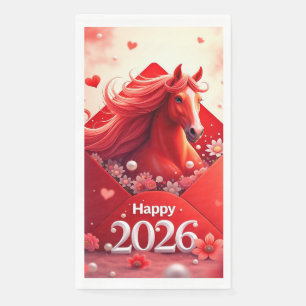 Jaar van het Paard 2026 Servet