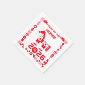 Jaar van het Paard 2026 Servet (Hoek)