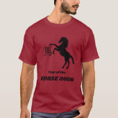 Jaar van het Paard 2026 T-shirt (Voorkant)
