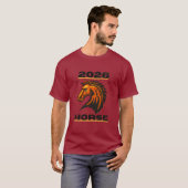 Jaar van het Paard 2026 T-shirt (Voorkant volledig)