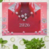 Jaar van het Paard 2026 Theedoek (Gevouwen)