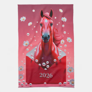 Jaar van het Paard 2026 Theedoek