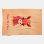 Jaar van het Paard 2026 Theedoek (Horizontaal)