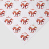 Jaar van het Paard 2026 Tissuepapier (Detail)