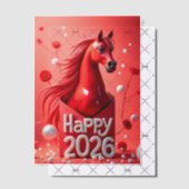 Jaar van het Paard 2026 Vellum Uitnodigingen (Offset (Uitnodiging))