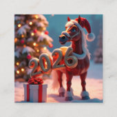 Jaar van het Paard 2026 Visitekaartje (Voorkant)