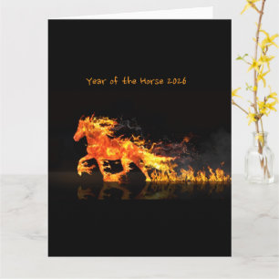 Jaar van het Paard 2026 (Vuur Paard) Kaart