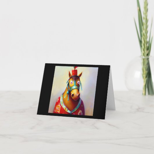 Jaar van het Paard 4 Kaart (Voorkant)