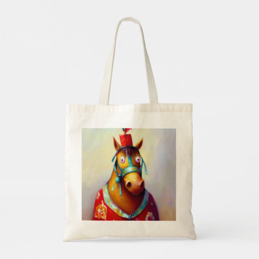 Jaar van het Paard 4 Tote Bag (Achterkant)