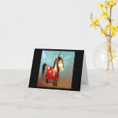 Jaar van het Paard 8 Kaart (Gele Bloem)