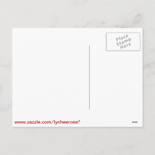 Jaar van het Paard briefkaart (Achterkant)