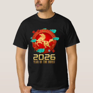 Jaar van het Paard Chinees Maanjaar 2026 T-shirt