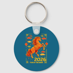 Jaar van het paard Chinese maankalender Sleutelhanger