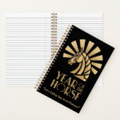 Jaar van het Paard Chinese Zodiac Notitieboek (Binnen)