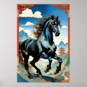 Jaar van het Paard, Chinese Zodiak Poster (Voorkant)