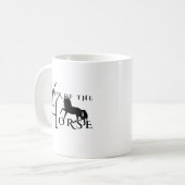 Jaar van het paard koffiemok (Voorkant links)
