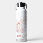 Jaar van het Paard Motivatie Waterfles (Voorkant)