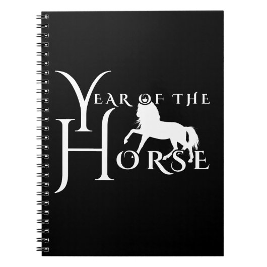 Jaar van het paard notitieboek (Voorkant)