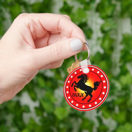 Jaar van het Paard Sleutelhanger (Hand)