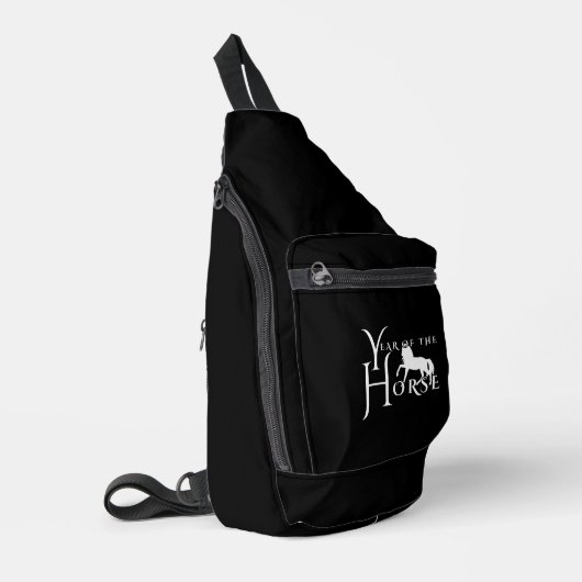 Jaar van het paard sling bag (Linkerhoek)