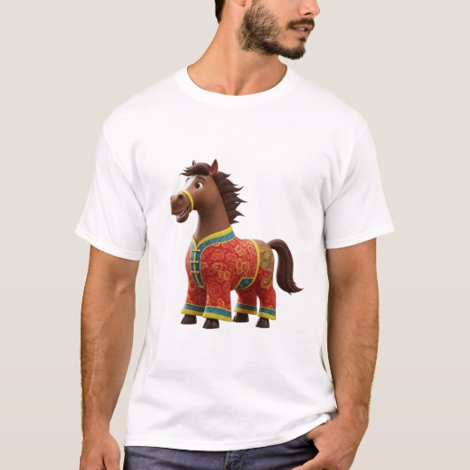 JAAR VAN HET PAARD T-SHIRT (Voorkant)