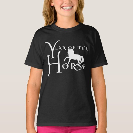 Jaar van het paard t-shirt (Voorkant)