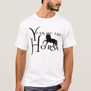 Jaar van het paard t-shirt