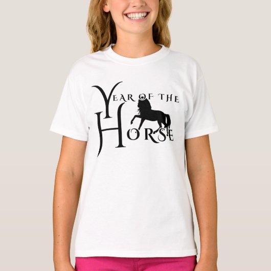 Jaar van het paard t-shirt (Voorkant)