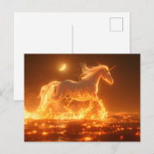 Jaar van het Paard(Vuur) Feestdagenkaart (Voorkant / Achterkant)