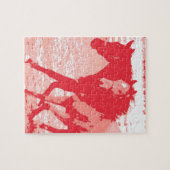 Jaar van het Paarden Chinees Nieuwjaar Legpuzzel (Horizontaal)