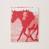 Jaar van het Paarden Chinees Nieuwjaar Legpuzzel (Verticaal)