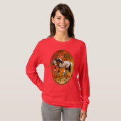 Jaar van het paardenovaal Shirt (Voorkant volledig)