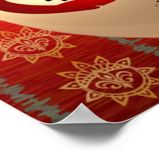 Jaar van het poster Snake 2013 (Hoek)