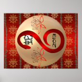 Jaar van het poster Snake 2013 (Voorkant)