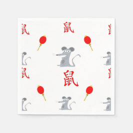 Jaar van het Rat 2020 Servet