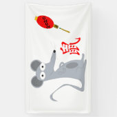 Jaar van het Rat 2020 Spandoek (Verticaal)