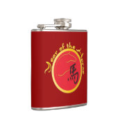 Jaar van het Rood van de Paarden Heupfles (Rechts)