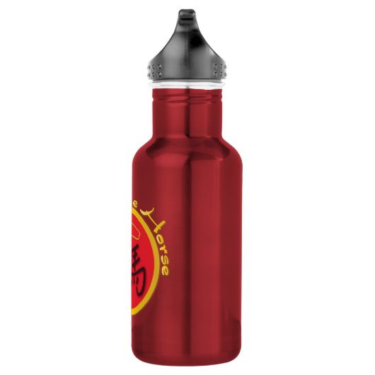 Jaar van het Rood van de Paarden Waterfles (Rechts)